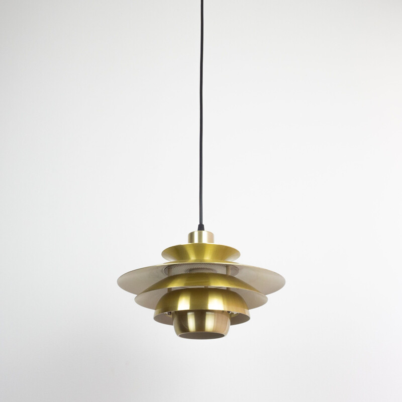 Vintage pendant lamp Verona by Jeka, Denmark 1980s