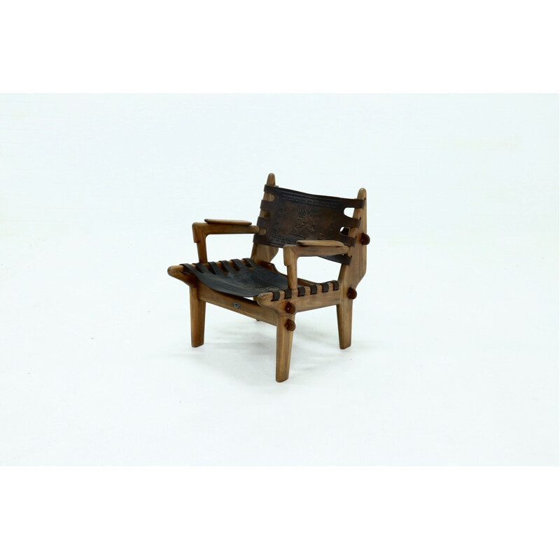 Vintage lounge stoel van Angel Pazmino voor Muebles de Estilo 1960