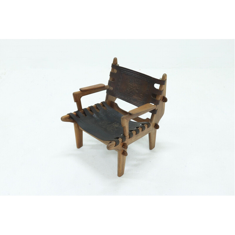 Vintage Lounge Chair by Angel Pazmino for Muebles de Estilo, 1960s