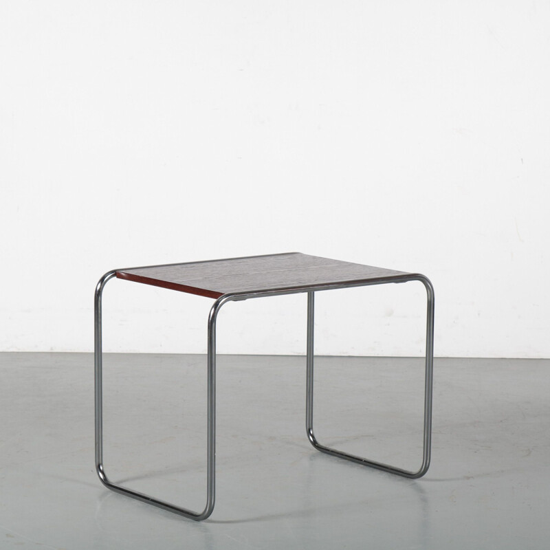 Vintage Model "B9" side table by Marcel Breuer for Gavina, Italy 1970s