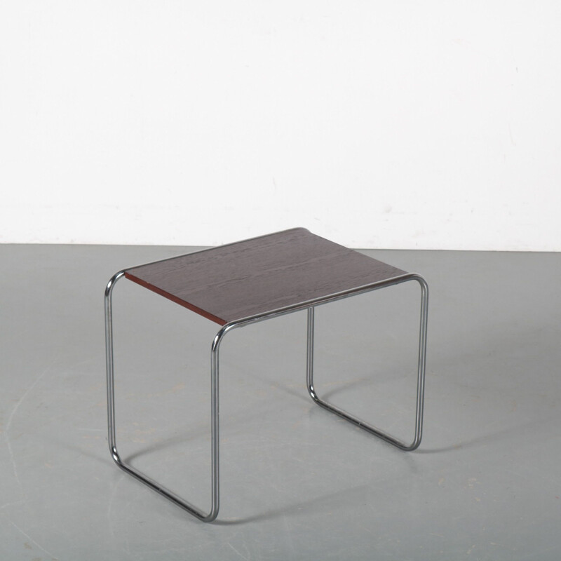 Vintage Model "B9" side table by Marcel Breuer for Gavina, Italy 1970s