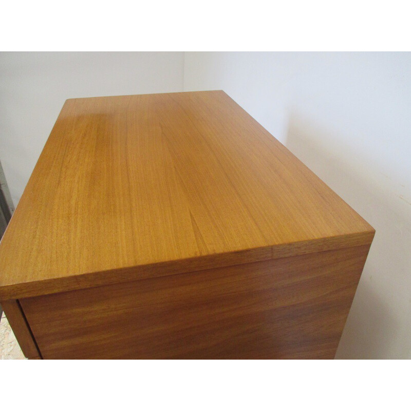 Uniflex UK chest of drawers in teak with 6 drawers, Gunther HOFFSTEAD - 1960s