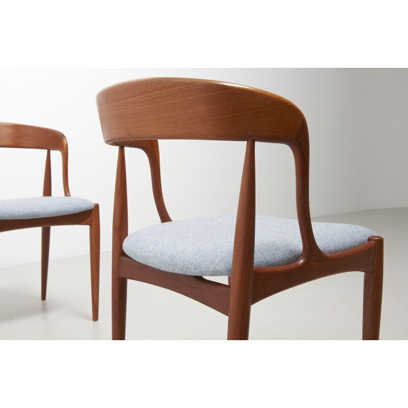 Set of 4 Vintage Dining Chairs by Johannes Andersen for Uldum Moblerfabrik, Denmark 1950s