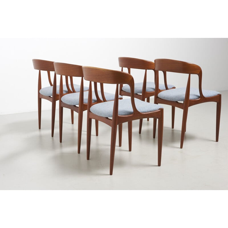 Set of 4 Vintage Dining Chairs by Johannes Andersen for Uldum Moblerfabrik, Denmark 1950s