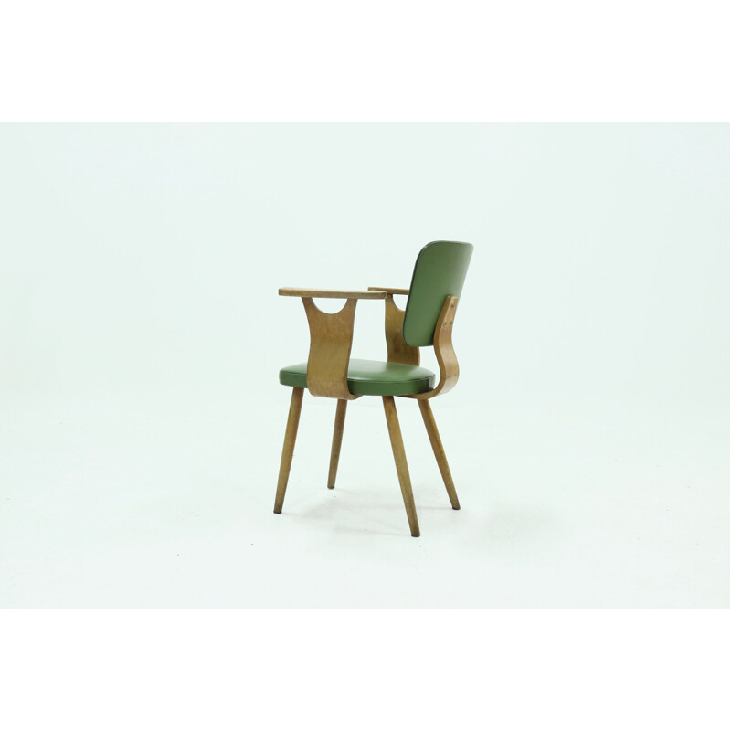 Set of 10 Mid Century Dining Chair by Cor Alons for Gouda den Boer 1953