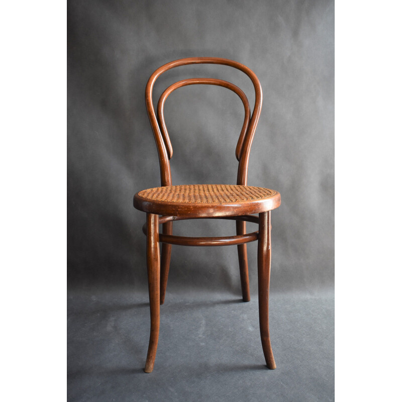 Chaise à repas vintage N.14 par Michael Thonet 1910