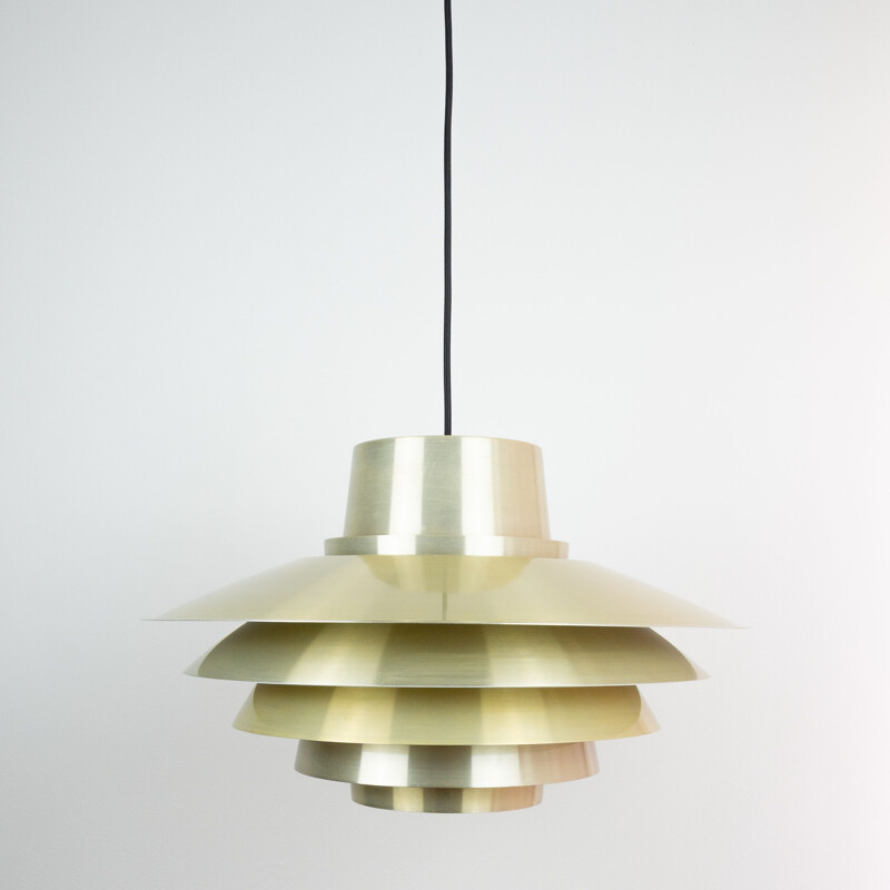 Vintage pendant lamp Verona by Svend Middelboe, Nordisk Solar, Denmark, 1962