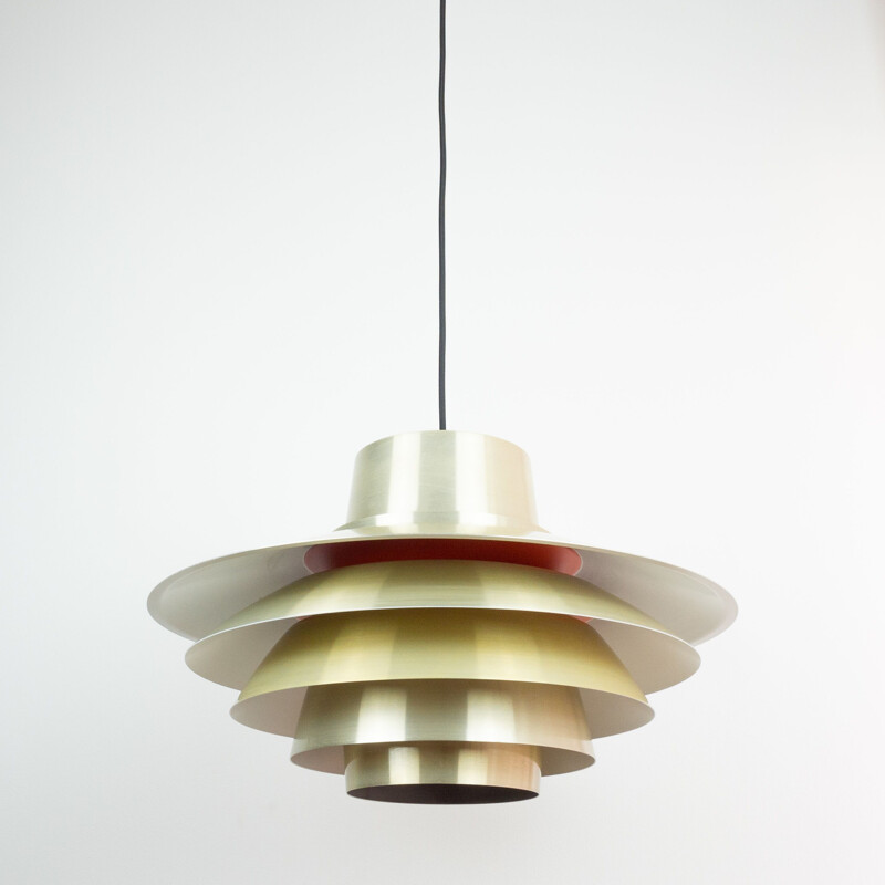 Vintage pendant lamp Verona by Svend Middelboe, Nordisk Solar, Denmark, 1962