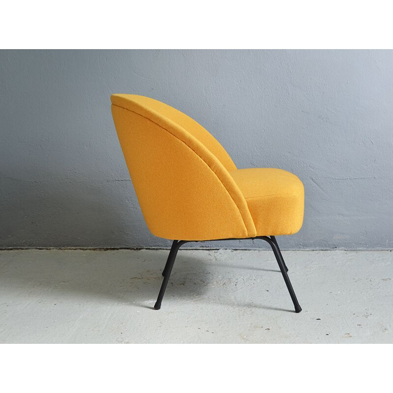 Vintage Club Chair in Theo Ruth style 1950s