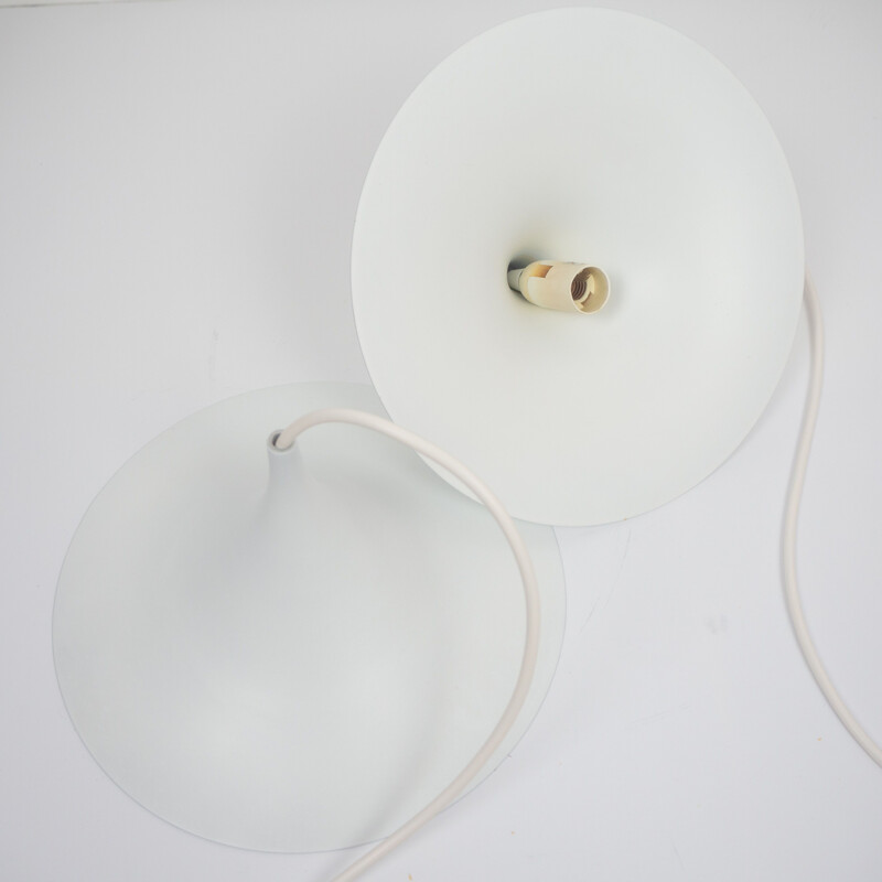 Pair of Semi lamps vintage by Bonderup and Thorup, Fog og Mørup, Denmark, 1968