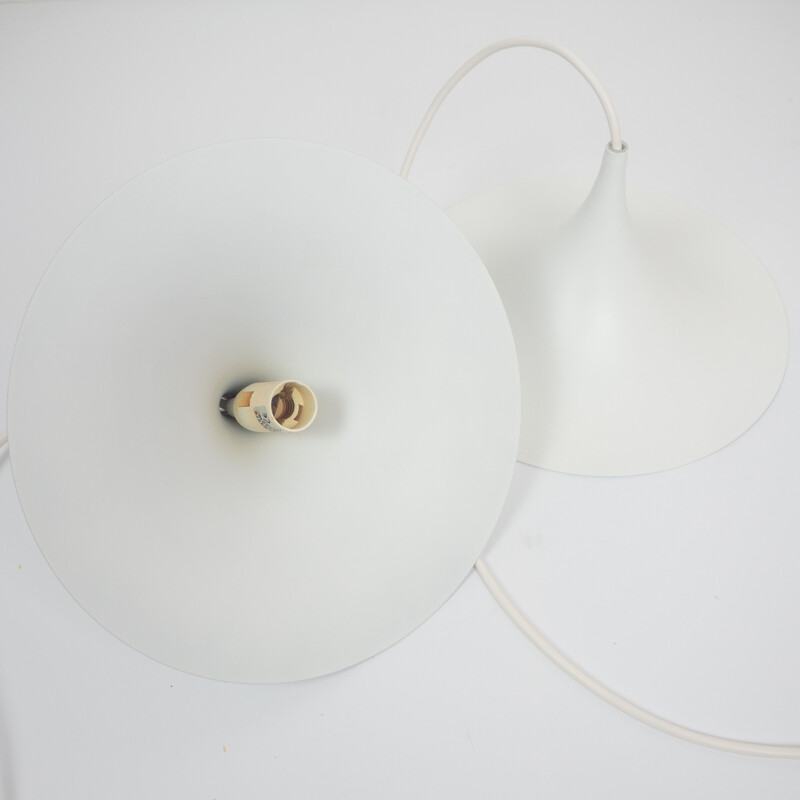 Pair of Semi lamps vintage by Bonderup and Thorup, Fog og Mørup, Denmark, 1968