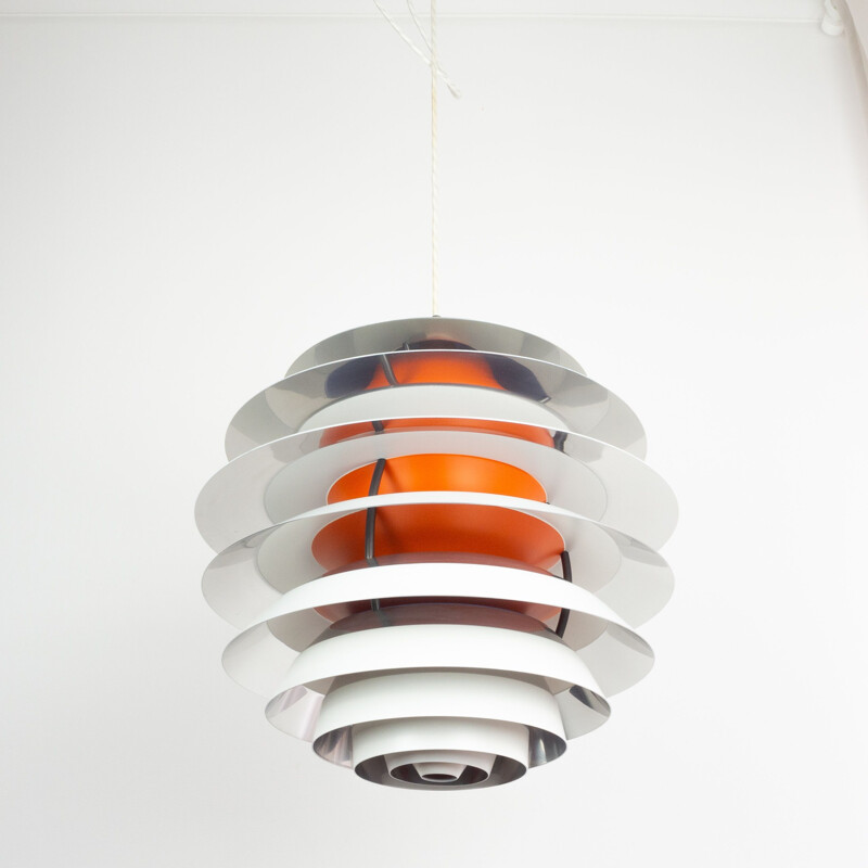 Vintage pendant lamp PH Kontrast by Poul Henningsen, Louis Poulsen, Denmark, 1962