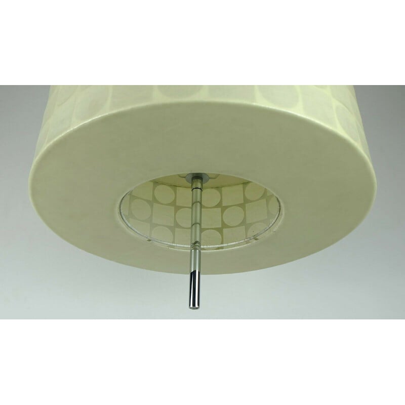 Mid century cocoon Pendant Lamp op art pattern 1960s