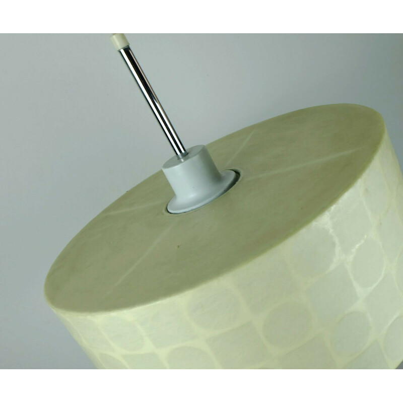 Mid century cocoon Pendant Lamp op art pattern 1960s