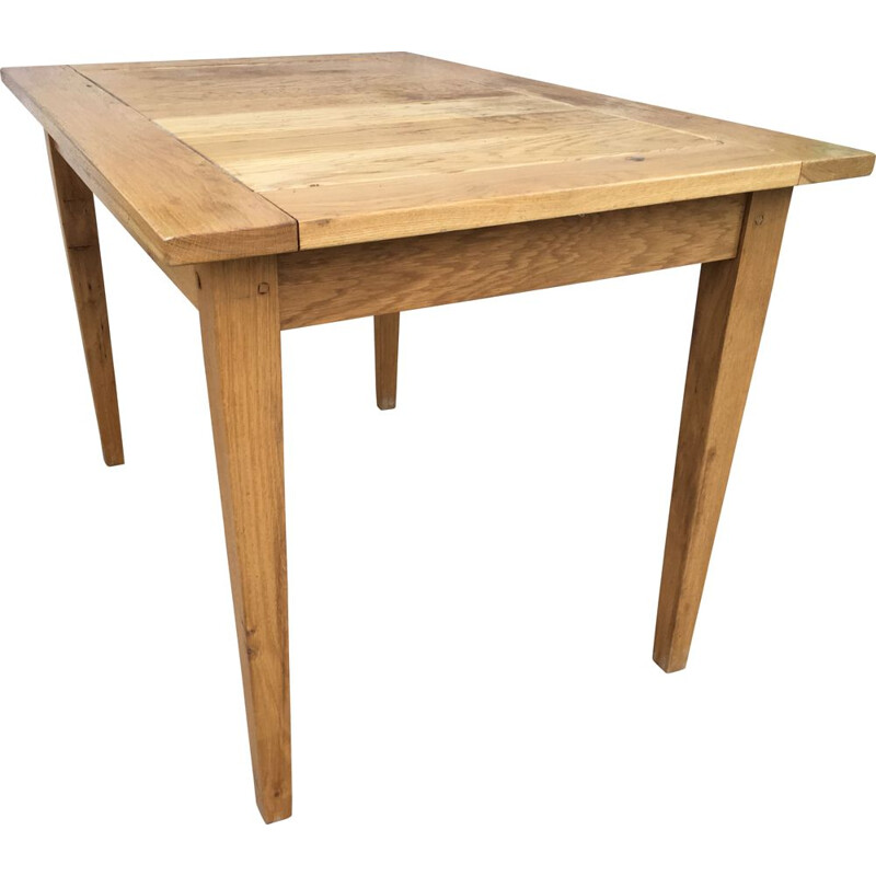 Vintage Solid Oak Farm Table