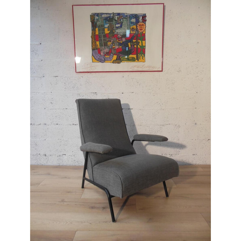 Vintage armchair Pierre GUARICHE - 1950s 