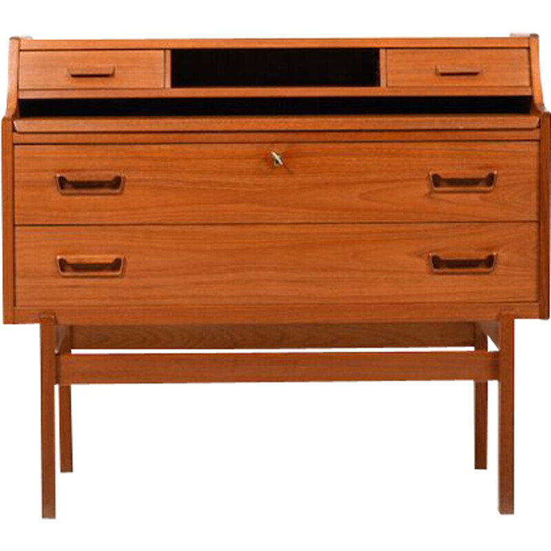 Vintage Secretary in Teak by Arne Wahl Iversen 1960s