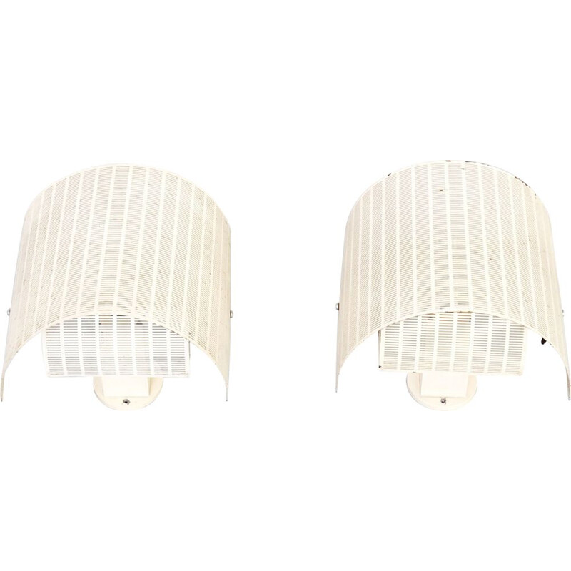 Pair of "shogun" vintage wall sconces by Mario Botta for Artemide 1980