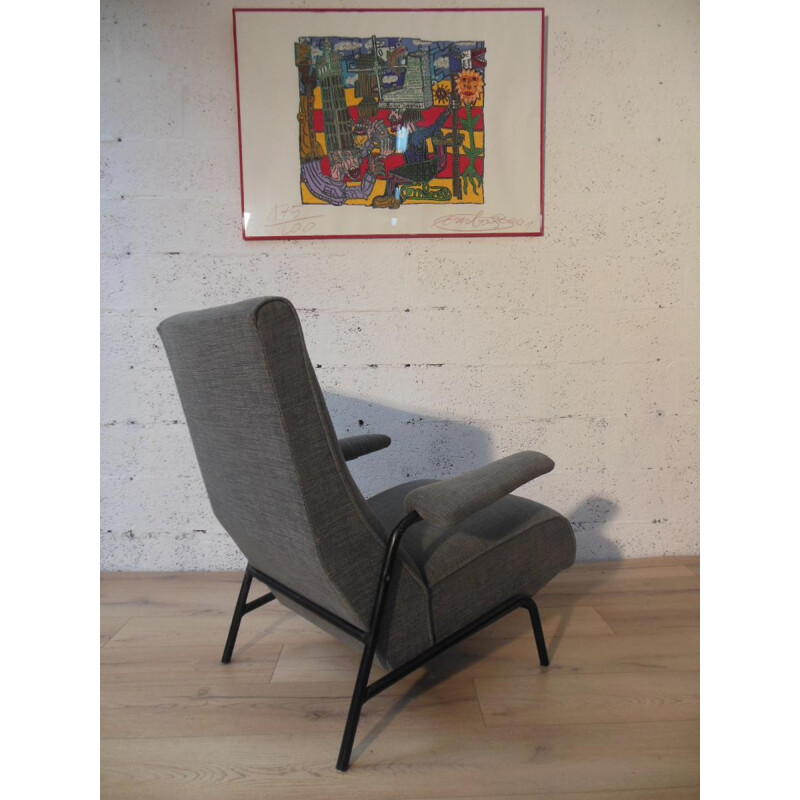 Vintage armchair Pierre GUARICHE - 1950s 