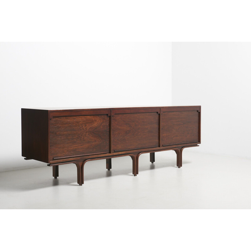 Vintage Sideboard in Rosewood by Gianfranco Frattini for Bernini, Italy 1957 