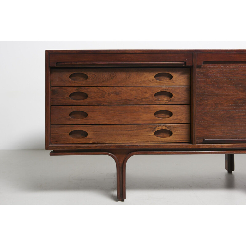 Vintage Sideboard in Rosewood by Gianfranco Frattini for Bernini, Italy 1957 