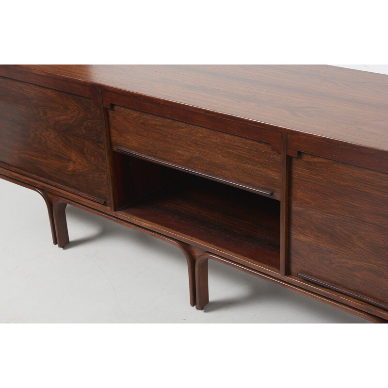 Vintage Sideboard in Rosewood by Gianfranco Frattini for Bernini, Italy 1957 