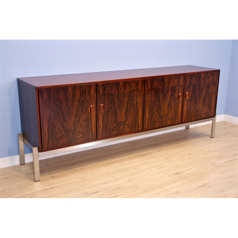 Vintage Dutch sideboard in rosewood by Kho Liang Ie for Frishto, 1960s