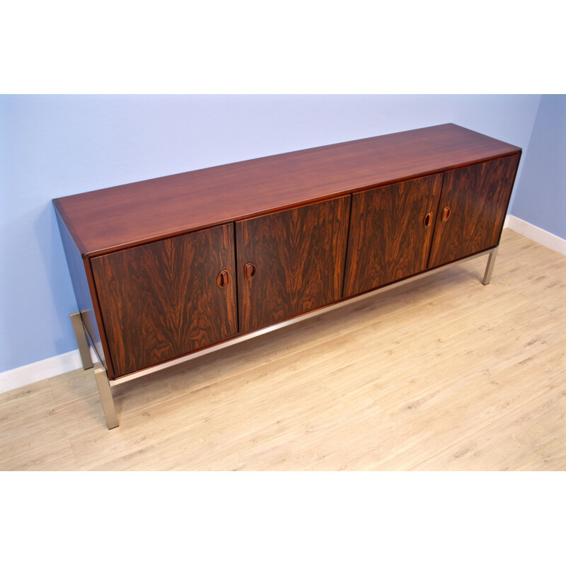 Vintage Dutch sideboard in rosewood by Kho Liang Ie for Frishto, 1960s