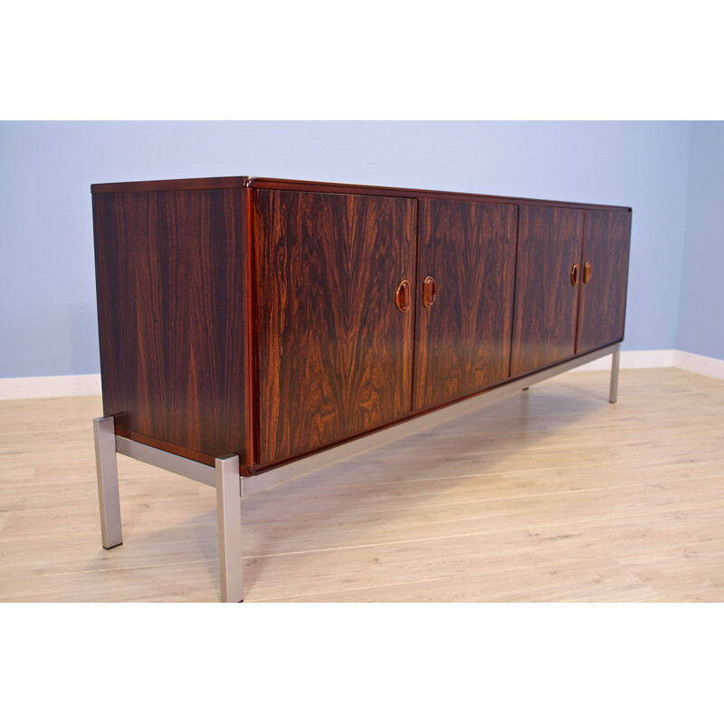 Vintage Dutch sideboard in rosewood by Kho Liang Ie for Frishto, 1960s