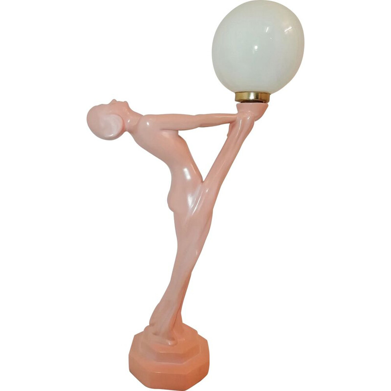 Lampe de table vintage en céramique, 1950