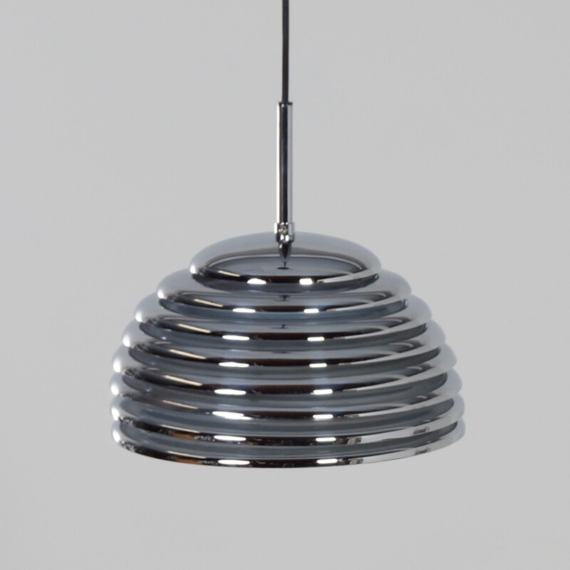 Lampada a sospensione Saturno vintage di Kazuo Motozawa per Staff Leuchten, 1970