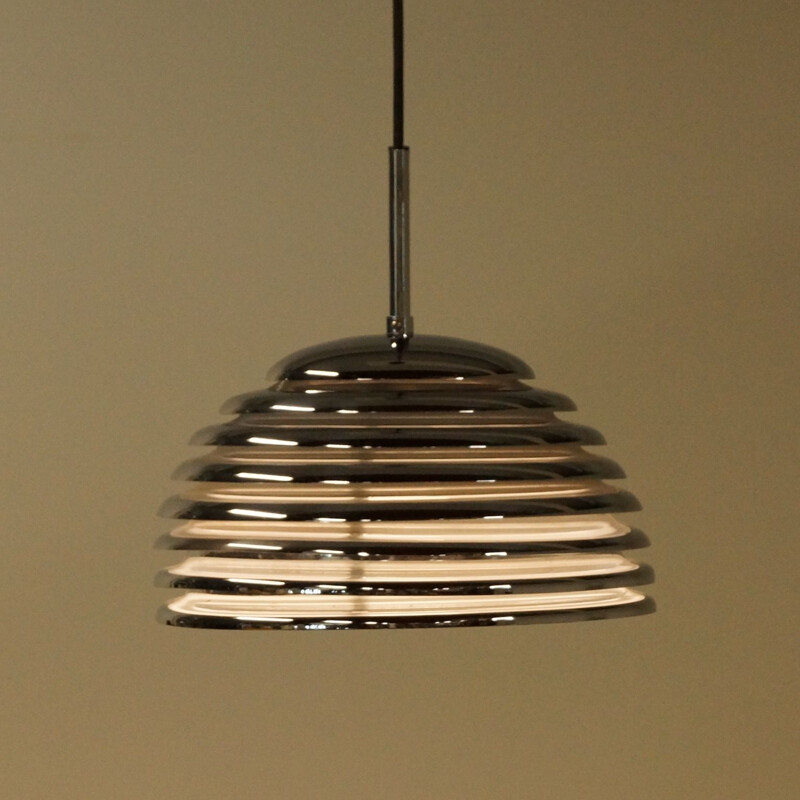 Vintage Saturno hanglamp van Kazuo Motozawa voor Staf Leuchten, 1970