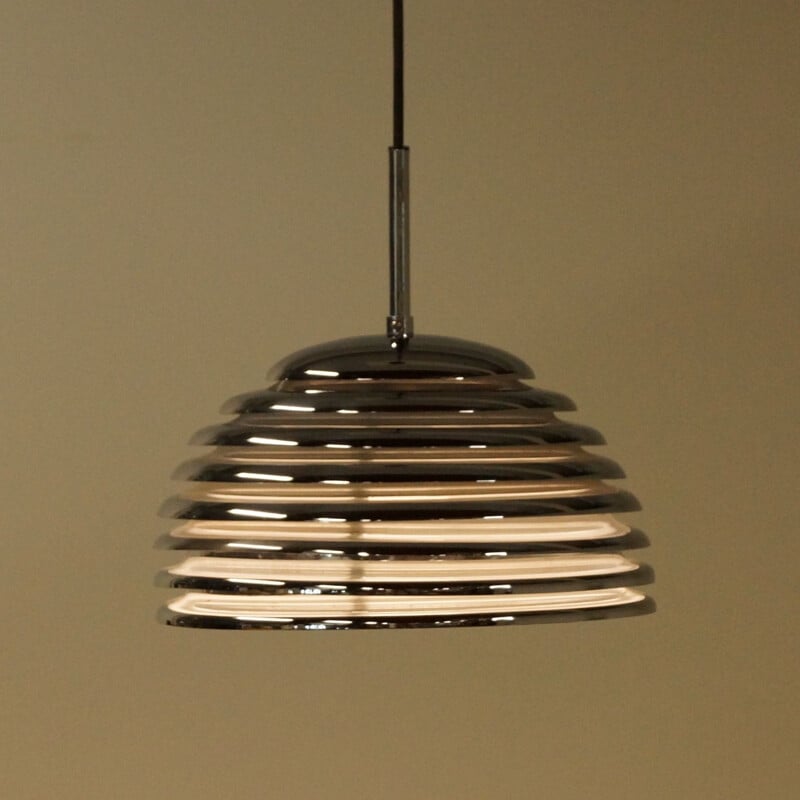 Vintage Saturno Hanging Lamp by Kazuo Motozawa for Staff Leuchten, 1970s