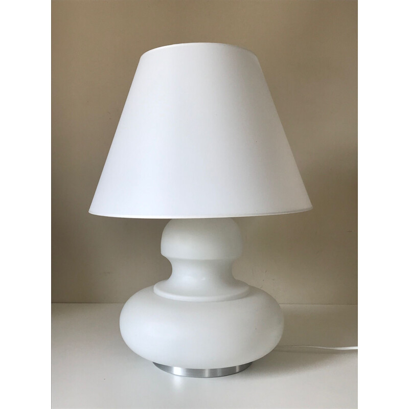 Vintage-Lampe aus Opalin 1970