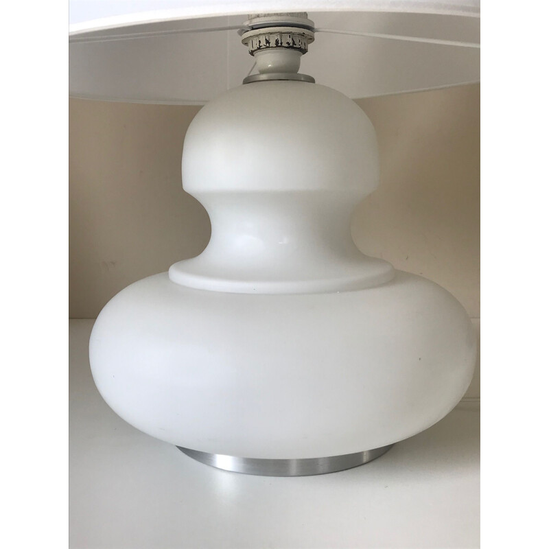 Vintage-Lampe aus Opalin 1970