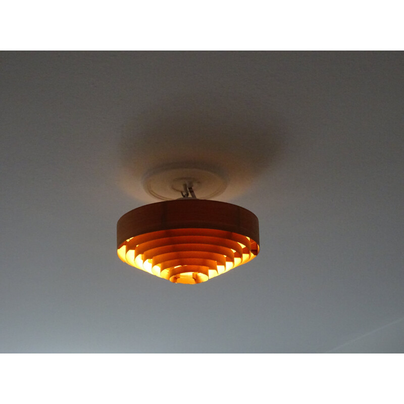 Vintage ceiling light Hans Agne Jakbosson Elysett, 1960