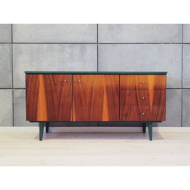 Vintage Mahogany sideboard, Polish 1980s