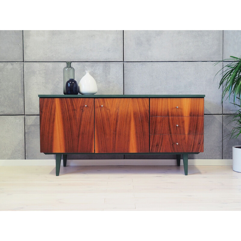 Vintage Mahogany sideboard, Polish 1980s