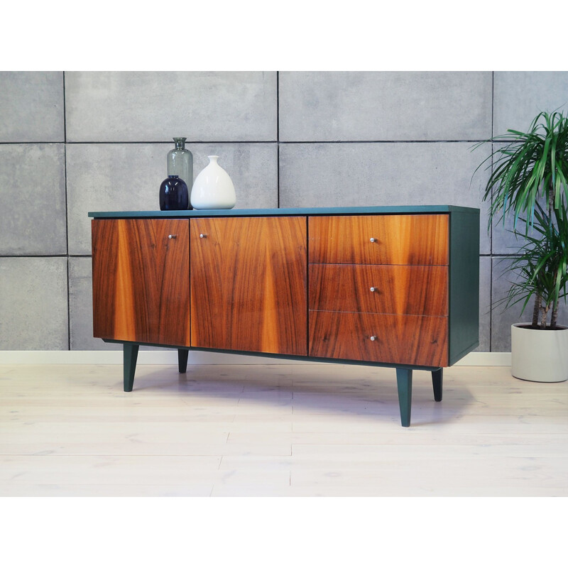 Vintage Mahogany sideboard, Polish 1980s