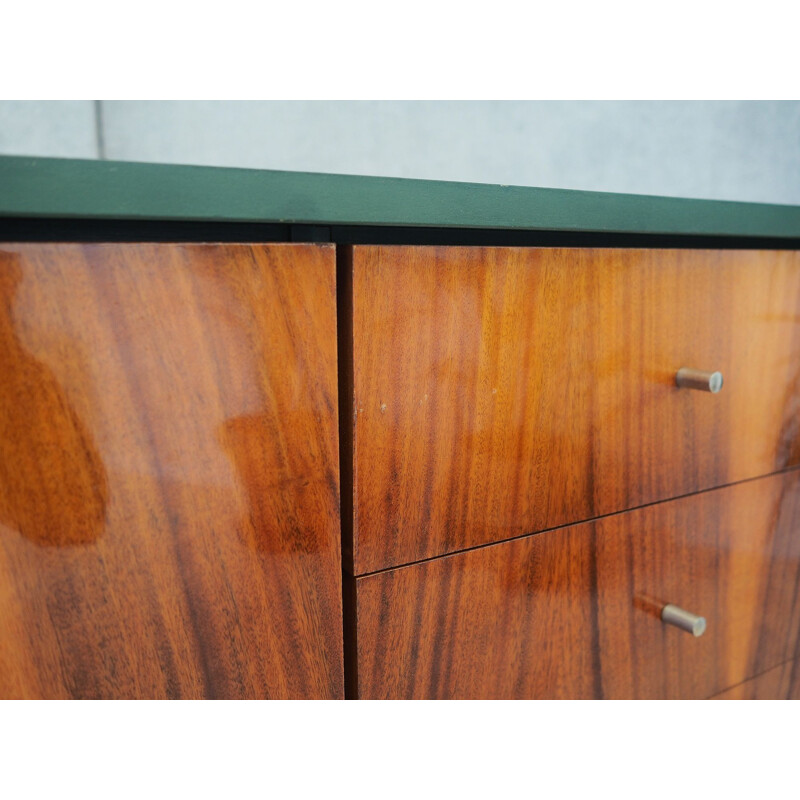 Vintage Mahogany sideboard, Polish 1980s