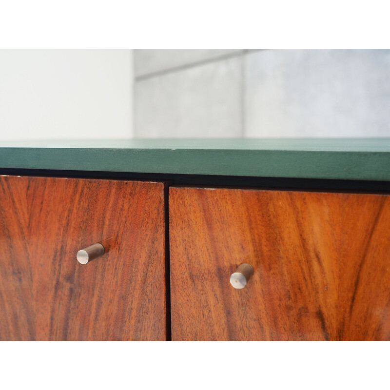 Vintage Mahogany sideboard, Polish 1980s