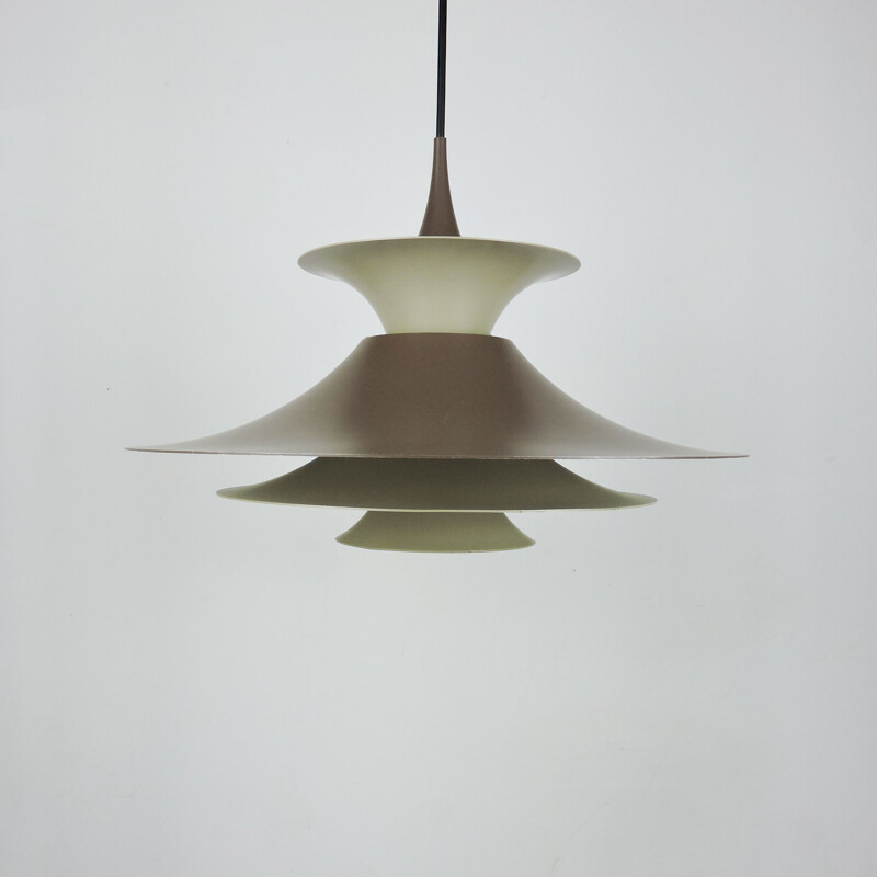 Vintage radius ceiling lamp by Erik Balslev for Fog and Mørup, 1970