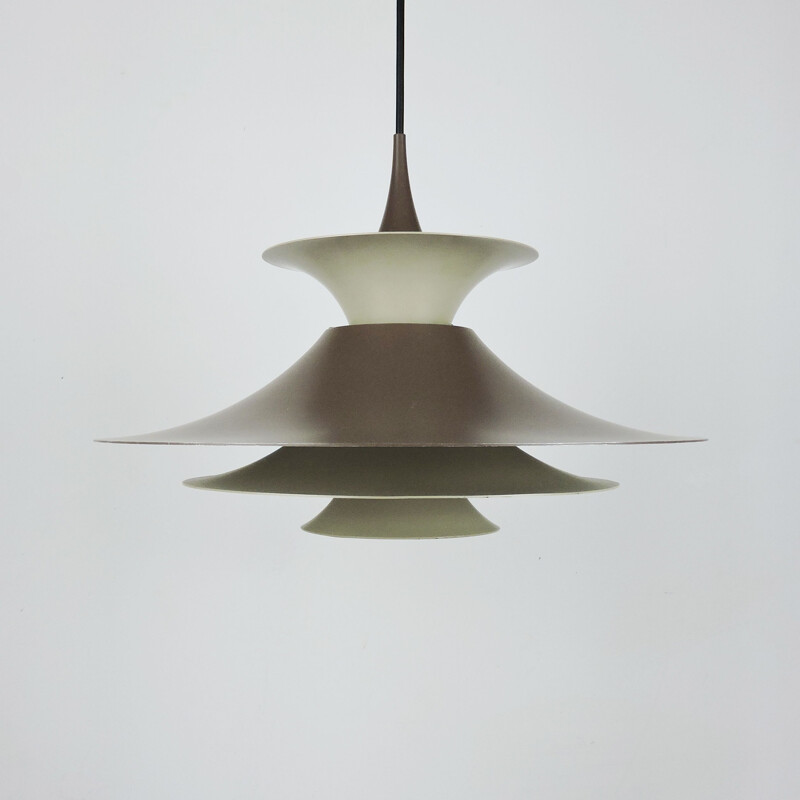 Lampada da soffitto a raggiera vintage di Erik Balslev per Fog e Mørup, 1970