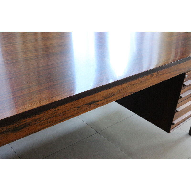 Mid Century Rosewood Desk by T. Afdal, Norway 1970