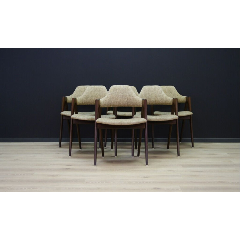 Set of 4 vintage chairs Designed by Kai Kristiansen by Fritz Hansenfrom 1970