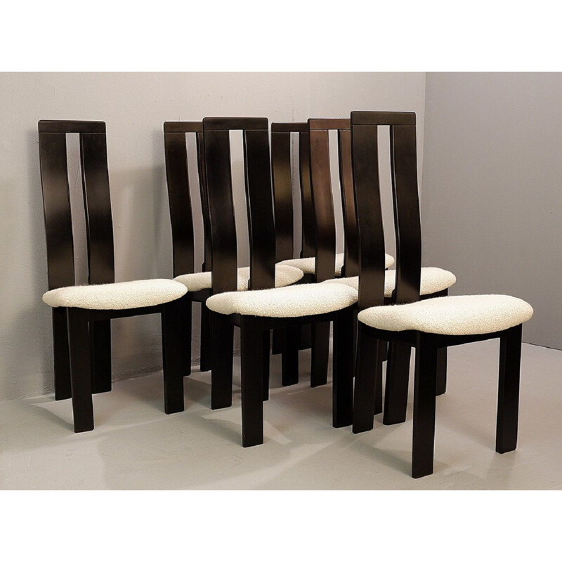 Set di 6 sedie vintage di Pietro Costantini per Ello, 1970