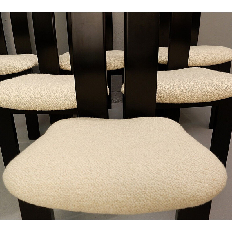 Set van 6 vintage stoelen van Pietro Costantini voor Ello, 1970