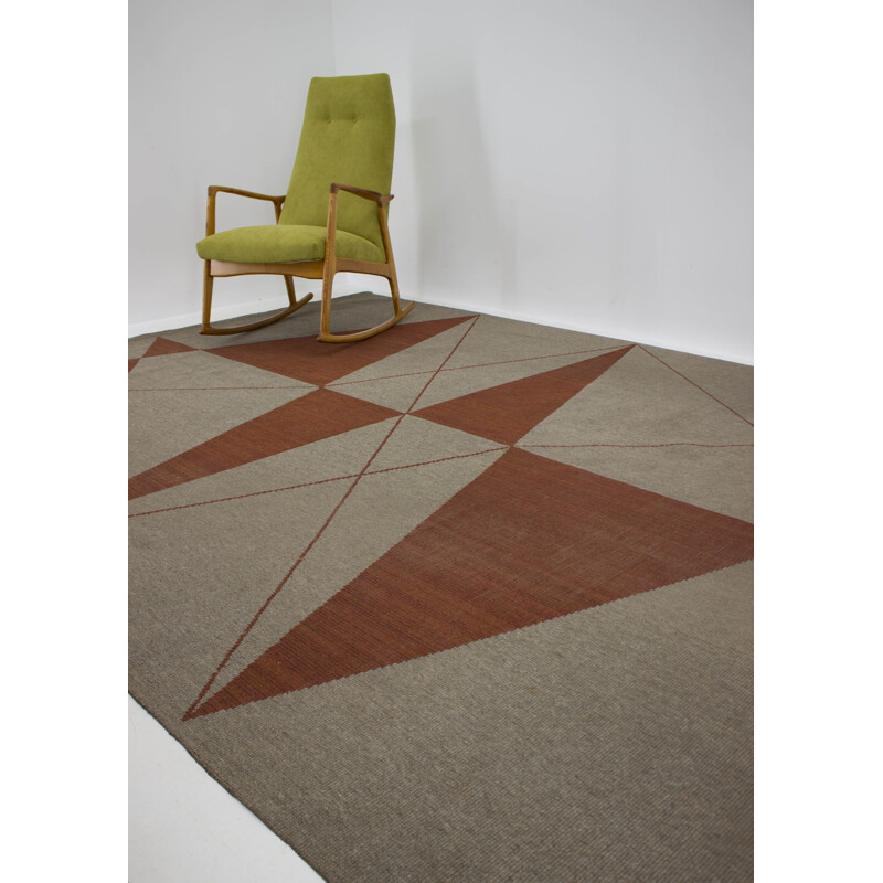 Vintage Geometric Carpet Superior by Slovena, 1960