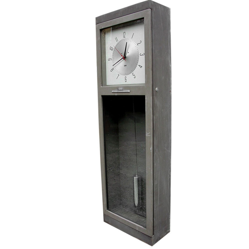 Reloj maestro Ibm vintage, electromecánico, 1960