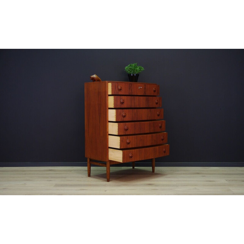 Vintage teak chest of drawers by Kai Kristiansen, 1960